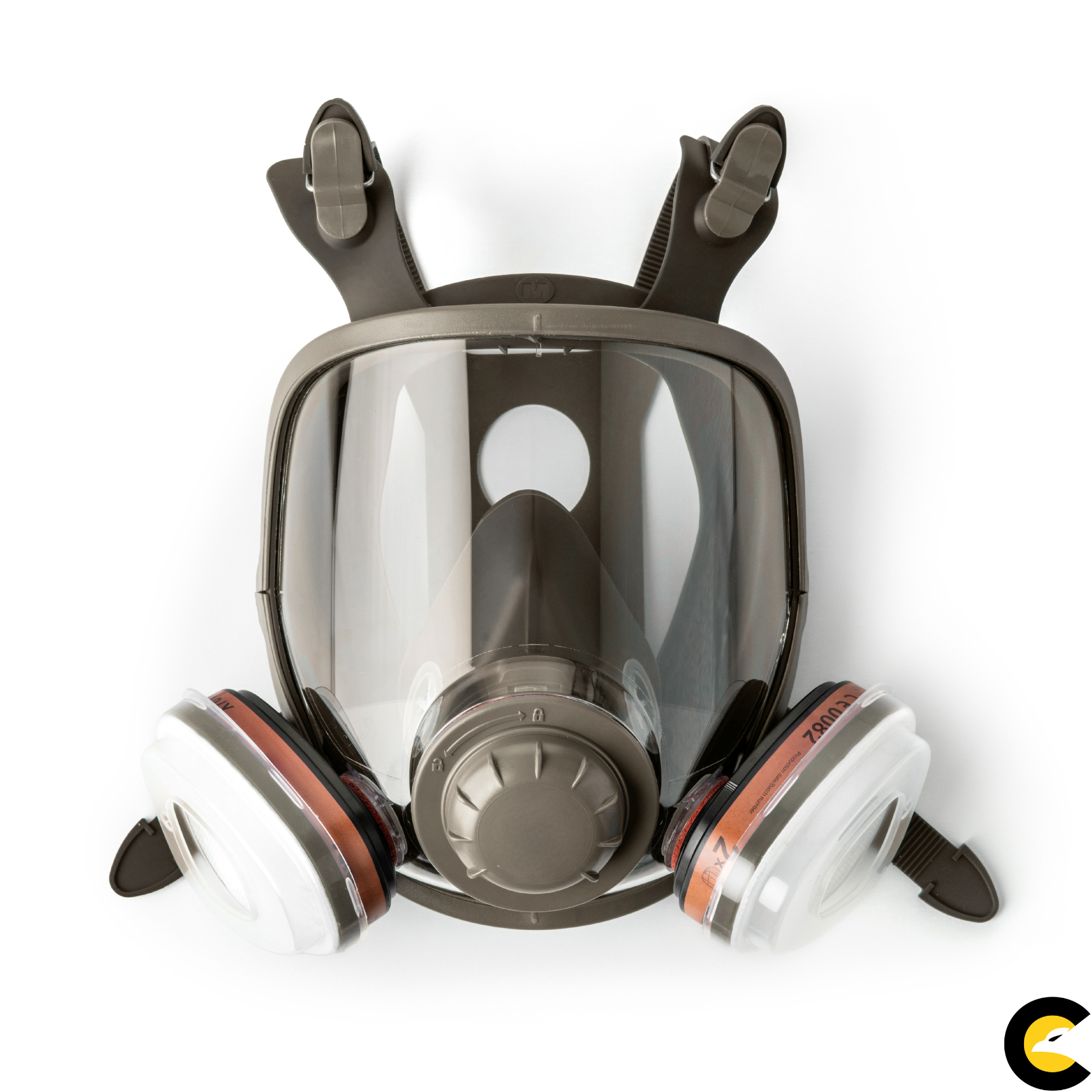 Full Face Sandblasting Dust- RespiratorMask Front Shot by Coanda Air suitable for coanda sandblasters